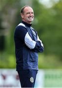 13 June 2025; Kerry manager Colin Healy during the SSE Airtricity Men's First Division match between Athlone Town and Kerry at Athlone Town Stadium in Westmeath. Photo by Thomas Flinkow/Sportsfile