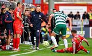 13 June 2025; Shelbourne manager Damien Duff during the SSE Airtricity Men's Premier Division match between Shelbourne and Shamrock Rovers at Tolka Park in Dublin. Photo by Sam Barnes/Sportsfile