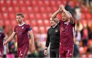 13 June 2025; Stephen Walsh of Galway United after the SSE Airtricity Men's Premier Division match between Derry City and Galway United at The Ryan McBride Brandywell Stadium in Derry. Photo by Ramsey Cardy/Sportsfile