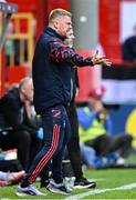 13 June 2025; Shelbourne manager Damien Duff during the SSE Airtricity Men's Premier Division match between Shelbourne and Shamrock Rovers at Tolka Park in Dublin. Photo by Sam Barnes/Sportsfile