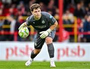 13 June 2025; Shamrock Rovers goalkeeper Ed McGinty during the SSE Airtricity Men's Premier Division match between Shelbourne and Shamrock Rovers at Tolka Park in Dublin. Photo by Sam Barnes/Sportsfile