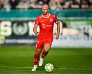13 June 2025; Kerr McInroy of Shelbourne during the SSE Airtricity Men's Premier Division match between Shelbourne and Shamrock Rovers at Tolka Park in Dublin. Photo by Sam Barnes/Sportsfile