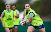 14 June 2025; Nikki Caughey during a Leinster women's rugby squad training session at Wanderers Rugby Club in Dublin. Photo by Shauna Clinton/Sportsfile