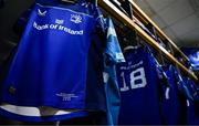 14 June 2025; The jersey of RG Snyman is seen in the dressing room before the United Rugby Championship Grand Final match between Leinster and Vodacom Bulls at Croke Park in Dublin. Photo by Brendan Moran/Sportsfile