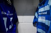 14 June 2025; The jersey of Garry Ringrose of Leinster is seen in the dressing room before the United Rugby Championship Grand Final match between Leinster and Vodacom Bulls at Croke Park in Dublin. Photo by Brendan Moran/Sportsfile