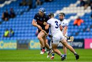 14 June 2025; Jason Forde of Tipperary in action against Lee Cleere of Laois during the GAA Hurling All-Ireland Senior Championship Round 1 match between Laois and Tipperary at Laois Hire O'Moore in Portlaoise, Laois. Photo by Daire Brennan/Sportsfile