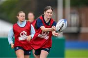 14 June 2025; Hannah Scanlan during a Leinster women's rugby squad training session at Wanderers Rugby Club in Dublin. Photo by Shauna Clinton/Sportsfile