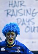 14 June 2025; Leinster supporter Eoin O'Driscoll, from Goatstown in Dublin, before the United Rugby Championship Grand Final match between Leinster and Vodacom Bulls at Croke Park in Dublin. Photo by David Fitzgerald/Sportsfile