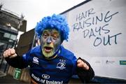14 June 2025; Leinster supporter Eoin O'Driscoll, from Goatstown in Dublin, before the United Rugby Championship Grand Final match between Leinster and Vodacom Bulls at Croke Park in Dublin. Photo by David Fitzgerald/Sportsfile