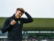 14 June 2025; David Clifford of Kerry returns to the dressing room after walking the pitch before the GAA Football All-Ireland Senior Championship Round 3 match between Kerry and Meath at Glenisk O'Connor Park in Tullamore, Offaly. Photo by Tom Beary/Sportsfile