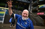 14 June 2025; Leinster supporter Niall O'Reilly, from Dublin, before the United Rugby Championship Grand Final match between Leinster and Vodacom Bulls at Croke Park in Dublin. Photo by David Fitzgerald/Sportsfile