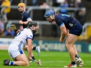 14 June 2025; Jason Forde of Tipperary celebrates after scoring his side's third goal during the GAA Hurling All-Ireland Senior Championship Round 1 match between Laois and Tipperary at Laois Hire O'Moore in Portlaoise, Laois. Photo by Daire Brennan/Sportsfile