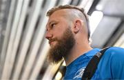 14 June 2025; RG Snyman of Leinster arrives before the United Rugby Championship Grand Final match between Leinster and Vodacom Bulls at Croke Park in Dublin. Photo by Brendan Moran/Sportsfile