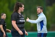 14 June 2025; Head coach Ben Martin during a Leinster women's rugby squad training session at Wanderers Rugby Club in Dublin. Photo by Shauna Clinton/Sportsfile