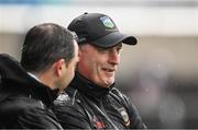 14 June 2025; Tipperary manager Liam Cahill during the GAA Hurling All-Ireland Senior Championship Round 1 match between Laois and Tipperary at Laois Hire O'Moore in Portlaoise, Laois. Photo by Daire Brennan/Sportsfile