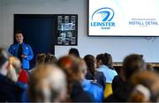 14 June 2025; Hayley Whyte during a Leinster women's rugby squad training session at Wanderers Rugby Club in Dublin. Photo by Shauna Clinton/Sportsfile
