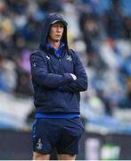 14 June 2025; Leinster head coach Leo Cullen before the United Rugby Championship Grand Final match between Leinster and Vodacom Bulls at Croke Park in Dublin. Photo by David Fitzgerald/Sportsfile