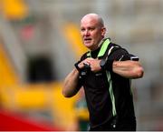 14 June 2025; Referee Shane Curley during the TG4 All-Ireland Ladies Football Senior Championship Round 2 match between Cork and Kerry at Supervalu Páirc Uí Chaoimh in Cork. Photo by Michael P Ryan/Sportsfile