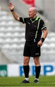 14 June 2025; Referee Shane Curley during the TG4 All-Ireland Ladies Football Senior Championship Round 2 match between Cork and Kerry at Supervalu Páirc Uí Chaoimh in Cork. Photo by Michael P Ryan/Sportsfile