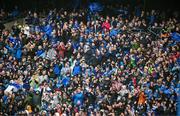 14 June 2025; Leinster supporters during the United Rugby Championship Grand Final match between Leinster and Vodacom Bulls at Croke Park in Dublin. Photo by Brendan Moran/Sportsfile