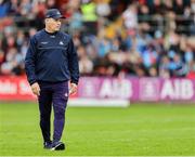 14 June 2025; Dublin manager Dessie Farrell before the GAA Football All-Ireland Senior Championship Round 3 match between Dublin and Derry at Páirc Esler in Newry, Down. Photo by Thomas Flinkow/Sportsfile