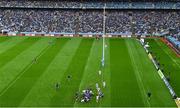 14 June 2025; Josh van der Flier of Leinster scores his side's third try during the United Rugby Championship Grand Final match between Leinster and Vodacom Bulls at Croke Park in Dublin. Photo by David Fitzgerald/Sportsfile