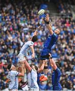 14 June 2025; RG Snyman of Leinster in action against Ruan Nortje of Vodacom Bulls during the United Rugby Championship Grand Final match between Leinster and Vodacom Bulls at Croke Park in Dublin. Photo by David Fitzgerald/Sportsfile