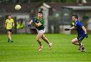 14 June 2025; Keith Curtis of Meath in action against Paul Murphy of Kerry during the GAA Football All-Ireland Senior Championship Round 3 match between Kerry and Meath at Glenisk O'Connor Park in Tullamore, Offaly. Photo by Tom Beary/Sportsfile
