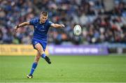 14 June 2025; Sam Prendergast of Leinster kicks a penalty which subsequently goes wide during the United Rugby Championship Grand Final match between Leinster and Vodacom Bulls at Croke Park in Dublin. Photo by David Fitzgerald/Sportsfile