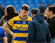 14 June 2025; A dejected Diarmuid Murtagh of Roscommon after the GAA Football All-Ireland Senior Championship Round 3 match between Roscommon and Cork at Laois Hire O'Moore Park in Portlaoise, Laois. Photo by Daire Brennan/Sportsfile
