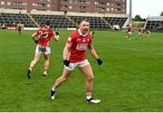 14 June 2025; Brian Hurley of Cork celebrates after the GAA Football All-Ireland Senior Championship Round 3 match between Roscommon and Cork at Laois Hire O'Moore Park in Portlaoise, Laois. Photo by Daire Brennan/Sportsfile