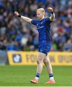 14 June 2025; Jamie Osborne of Leinster celebrates at the final whistle of the United Rugby Championship Grand Final match between Leinster and Vodacom Bulls at Croke Park in Dublin. Photo by David Fitzgerald/Sportsfile