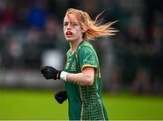 14 June 2025; Katie Bermingham of Meath during the TG4 All-Ireland Ladies Football Senior Championship Round 3 match between Kildare and Meath at Manguard Plus Kildare GAA Centre of Excellence in Newbridge, Kildare. Photo by Ray McManus/Sportsfile