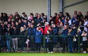 14 June 2025; Supporters watch the TG4 All-Ireland Ladies Football Senior Championship Round 3 match between Kildare and Meath at Manguard Plus Kildare GAA Centre of Excellence in Newbridge, Kildare. Photo by Ray McManus/Sportsfile