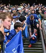 14 June 2025; RG Snyman of Leinster gives his short to a supporter after the United Rugby Championship Grand Final match between Leinster and Vodacom Bulls at Croke Park in Dublin. Photo by David Fitzgerald/Sportsfile