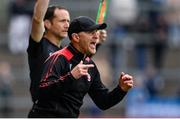 14 June 2025; Derry manager Paddy Tally during the GAA Football All-Ireland Senior Championship Round 3 match between Dublin and Derry at Páirc Esler in Newry, Down. Photo by Ramsey Cardy/Sportsfile