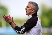 14 June 2025; Galway manager Pádraic Joyce during the GAA Football All-Ireland Senior Championship Round 3 match between Galway and Armagh at Kingspan Breffni in Cavan. Photo by Ben McShane/Sportsfile