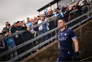 14 June 2025; Dublin goalkeeper Stephen Cluxton  walks out for the second half of the GAA Football All-Ireland Senior Championship Round 3 match between Dublin and Derry at Páirc Esler in Newry, Down. Photo by Ramsey Cardy/Sportsfile