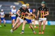 14 June 2025; PJ Mackey of Kilkenny in action against Cormac Spain of Waterford during the Electric Ireland GAA All-Ireland Minor Championship semi-final match between Kilkenny and Waterford Chadwicks Wexford Park in Wexford. Photo by Matt Browne/Sportsfile
