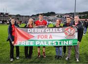 14 June 2025; Brendan Rogers of Derry after the GAA Football All-Ireland Senior Championship Round 3 match between Dublin and Derry at Páirc Esler in Newry, Down. Photo by Thomas Flinkow/Sportsfile