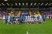 14 June 2025; The Waterford squad before the Electric Ireland GAA All-Ireland Minor Championship semi-final match between Kilkenny and Waterford Chadwicks Wexford Park in Wexford. Photo by Matt Browne/Sportsfile