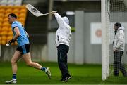 14 June 2025; An umpire waves a white flag to indicate a 1 point score during the GAA Football All-Ireland Senior Championship Round 3 match between Kerry and Meath at Glenisk O'Connor Park in Tullamore, Offaly. Photo by Tom Beary/Sportsfile