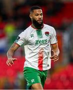 13 June 2025; Djenairo Daniels of Cork City during the SSE Airtricity Men's Premier Division match between Cork City and Bohemians at Turner's Cross in Cork. Photo by Michael P Ryan/Sportsfile