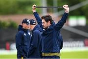 15 June 2025; Mark Adair of Ireland before match three of the T20 International Series between Ireland and the West Indies at Bready Cricket Club in Magheramason, Tyrone. Photo by Ramsey Cardy/Sportsfile