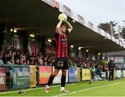 13 June 2025; Niall Morahan of Bohemians during the SSE Airtricity Men's Premier Division match between Cork City and Bohemians at Turner's Cross in Cork. Photo by Michael P Ryan/Sportsfile