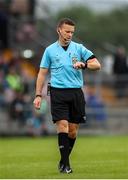 13 June 2025; Referee Paul Norton during the SSE Airtricity Men's Premier Division match between Cork City and Bohemians at Turner's Cross in Cork. Photo by Michael P Ryan/Sportsfile
