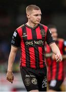 13 June 2025; Ross Tierney of Bohemians during the SSE Airtricity Men's Premier Division match between Cork City and Bohemians at Turner's Cross in Cork. Photo by Michael P Ryan/Sportsfile