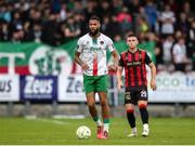 13 June 2025; Djenairo Daniels of Cork City during the SSE Airtricity Men's Premier Division match between Cork City and Bohemians at Turner's Cross in Cork. Photo by Michael P Ryan/Sportsfile