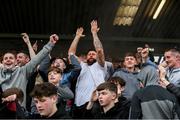 13 June 2025; Bohemians supporters during the SSE Airtricity Men's Premier Division match between Cork City and Bohemians at Turner's Cross in Cork. Photo by Michael P Ryan/Sportsfile
