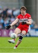 14 June 2025; Ethan Doherty of Derry during the GAA Football All-Ireland Senior Championship Round 3 match between Dublin and Derry at Páirc Esler in Newry, Down. Photo by Thomas Flinkow/Sportsfile